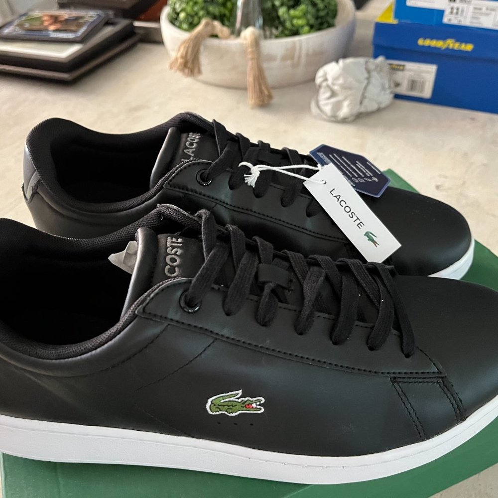 Lacoste Carnaby - Black - Mens 11.5 (Brand New with Tags in Box)
